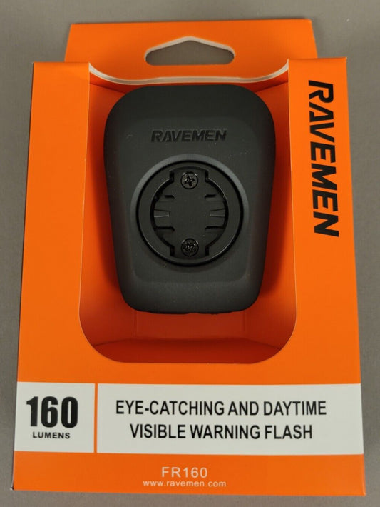 Ravemen FR160 USB Rechargeable Out-Front Light Compatible Garmin