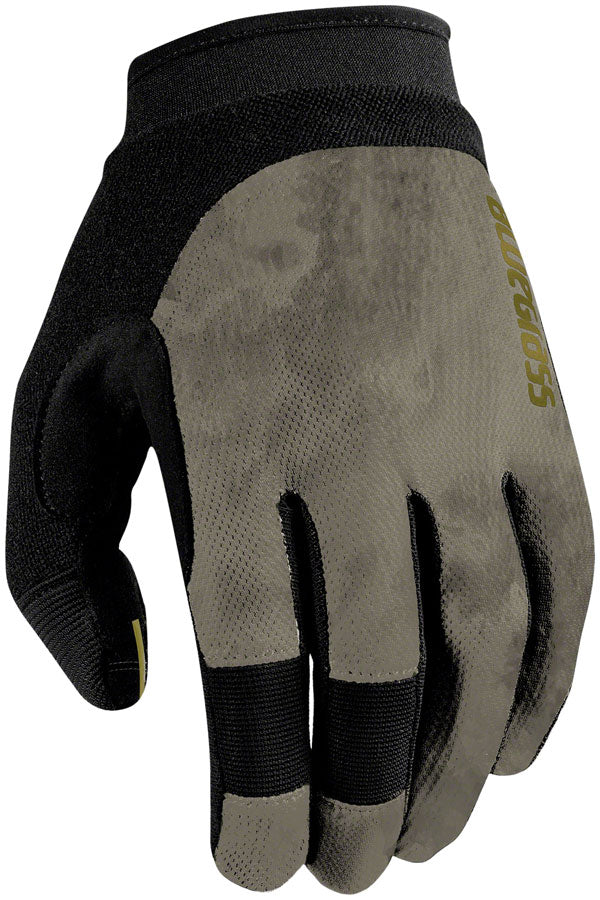 Bluegrass React Gloves - Gray, Full Finger, Small
