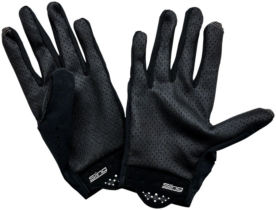 100% Sling Gloves - Black, Full Finger, Large