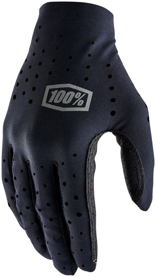 100% Sling Gloves - Black, Full Finger, Medium