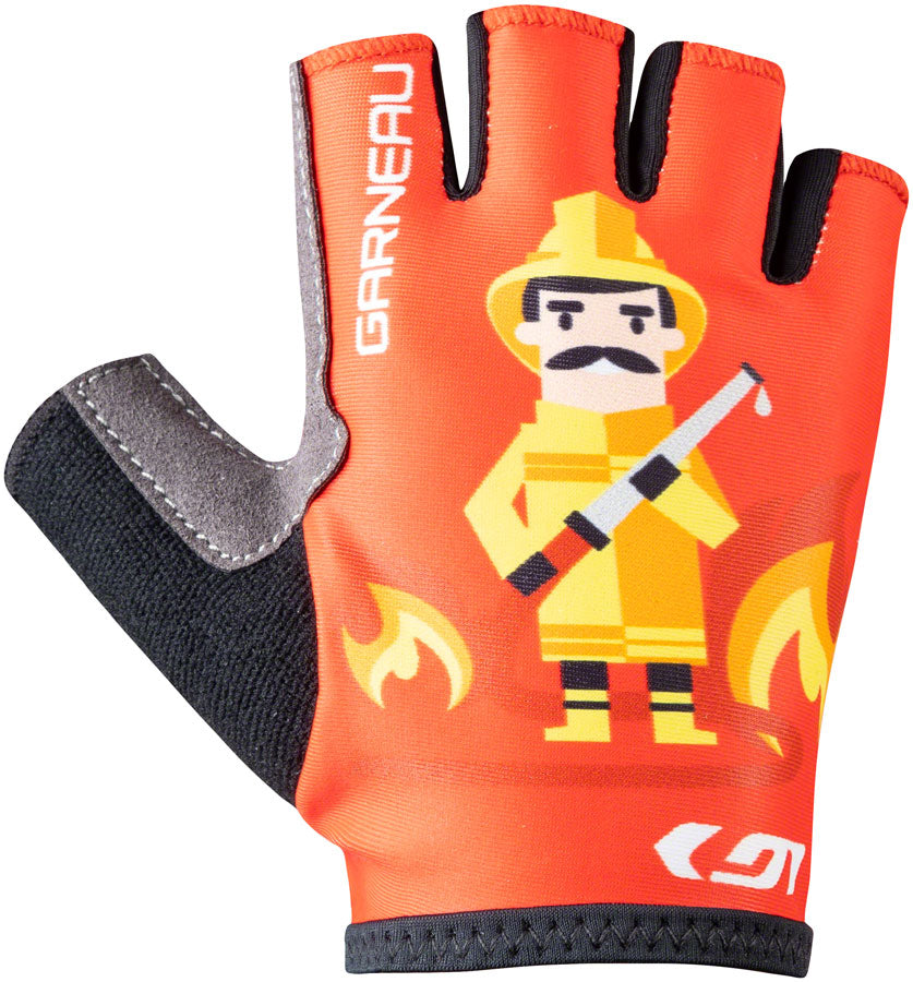 Garneau Kid Ride Cycling Gloves - Red, 4