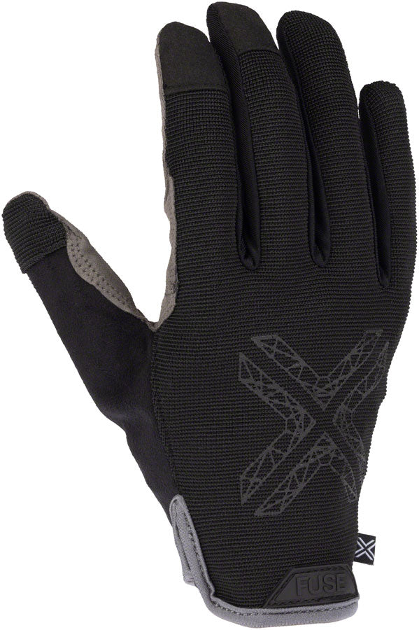 FUSE Stealth Gloves - Black, Full Finger, Large