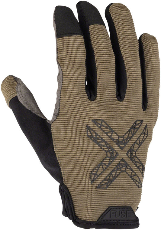 FUSE Stealth Gloves - Olive, Full Finger, Medium