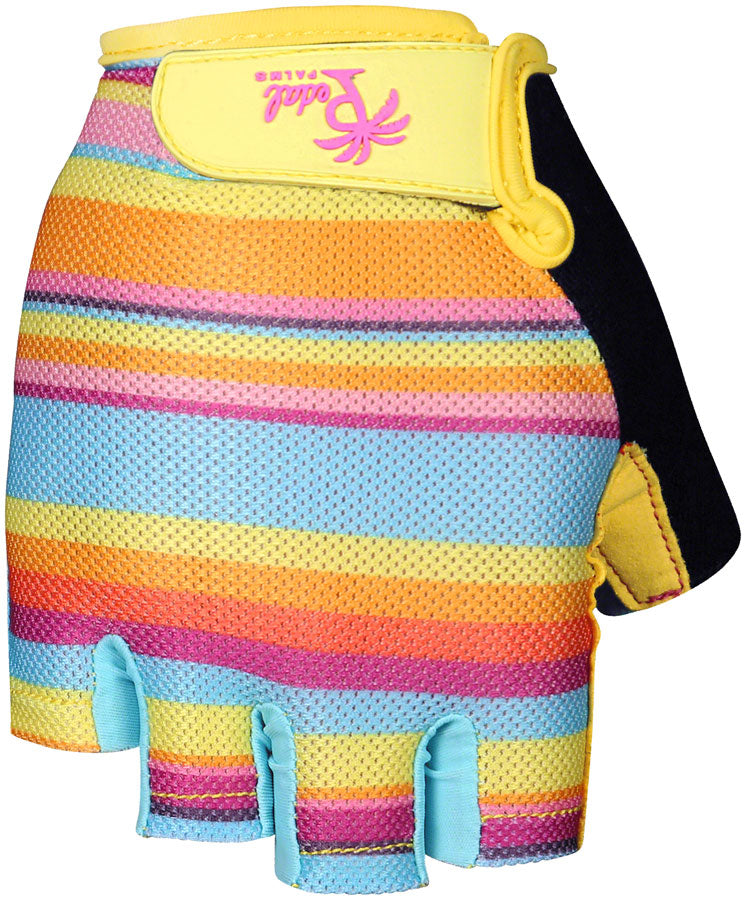 Pedal Palms Lawn Chair Gloves - Multi-Color, Short Finger, Small