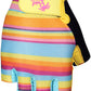 Pedal Palms Lawn Chair Gloves - Multi-Color, Short Finger, Medium