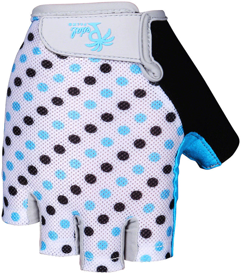 Pedal Palms Polka 2 Gloves - Multi-Color, Short Finger, Large