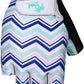 Pedal Palms Zig Zag Gloves - Multi-Color, Short Finger, Medium