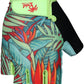 Pedal Palms Bird of Paradise Gloves - Multi-Color, Short Finger, Medium