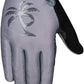 Pedal Palms Greyscale Gloves - Gray, Full Finger, Small