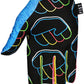 Fist Handwear Blow Up Glove - Multi-Color, Full Finger, Small