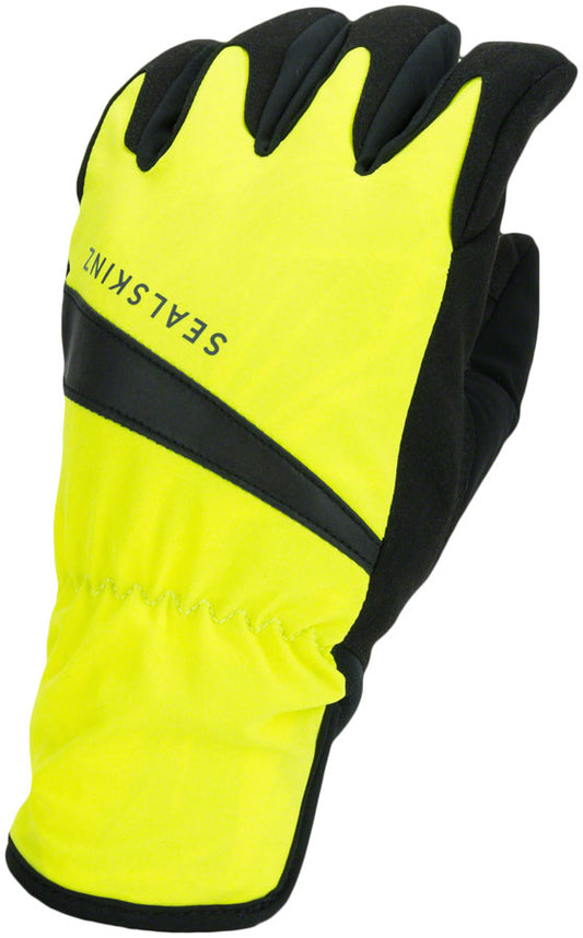 SealSkinz Waterproof All Weather Cycle Gloves - Neon Yellow/Black, Full Finger, 2X-Large