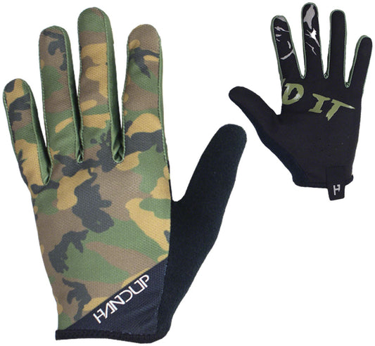 Handup Most Days Glove - Woodland Camo, Full Finger, Small