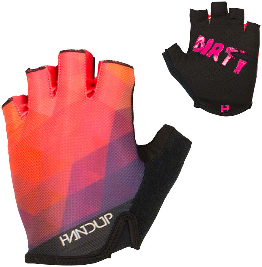 Handup Shorties Glove - Pink Prizm, Short Finger, Large