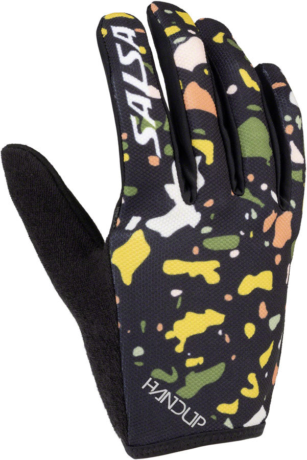 Salsa Terrazzo Hand-up Gloves - Small, Black
