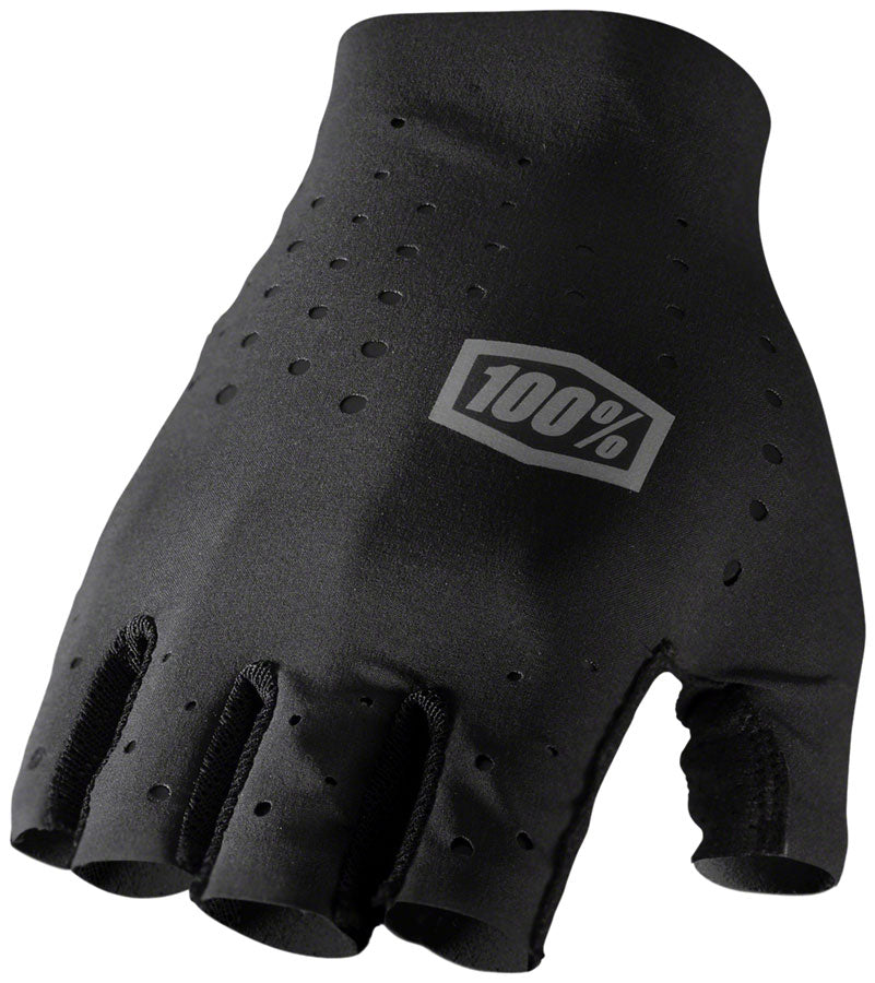 100% Sling Gloves - Black, Short Finger, Women's, Small