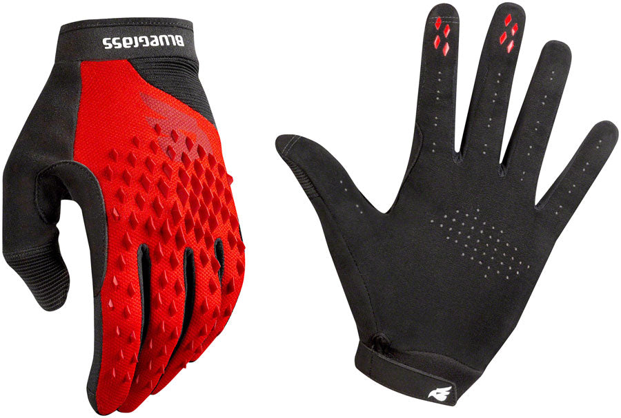 Bluegrass Prizma 3D Gloves - Red, Full Finger, Small