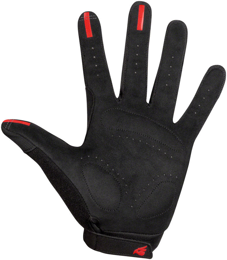 Bluegrass React Gloves - Red, Full Finger, Small