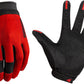 Bluegrass React Gloves - Red, Full Finger, Medium
