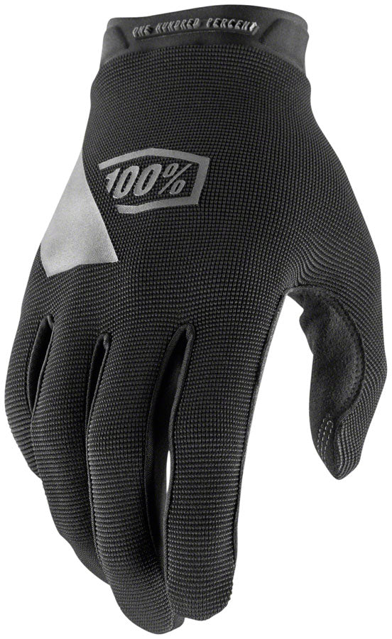 100% Ridecamp Gloves - Black, Full Finger, Women's, Medium