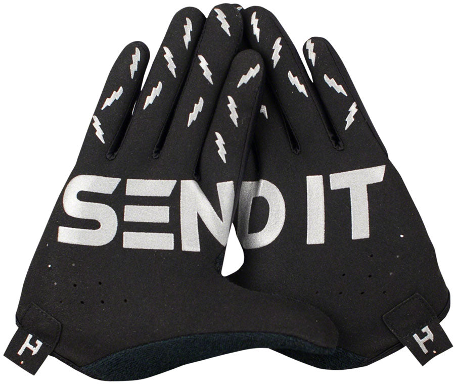 Handup Most Days Glove - Blackout Bolts, Full Finger, Medium