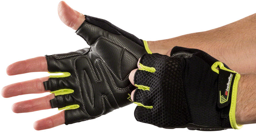 Bellwether Gel Supreme Gloves - Hi-Vis Yellow, Short Finger, Men's, Small