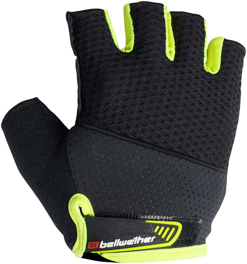 Bellwether Gel Supreme Gloves - Hi-Vis Yellow, Short Finger, Men's, Medium