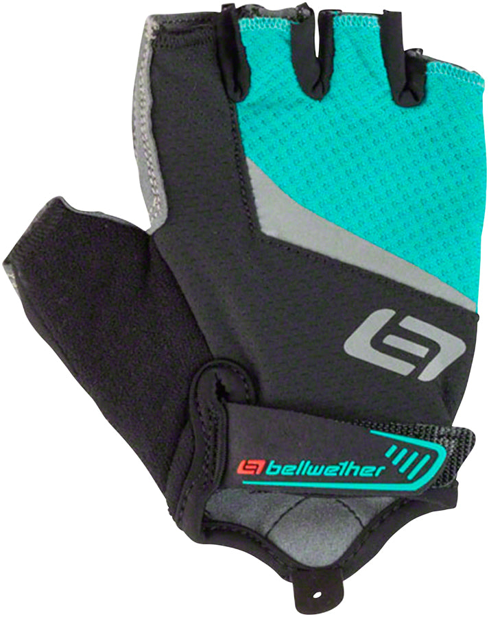 Bellwether Ergo Gel Gloves - Aqua, Short Finger, Women's, X-Large