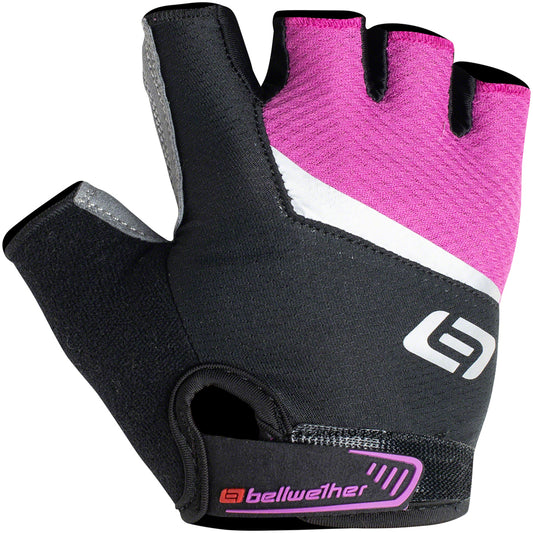 Bellwether Ergo Gel Gloves - Fuchsia, Short Finger, Women's, Large