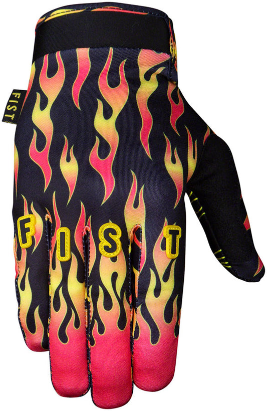 Fist Handwear Flaming Hawt Gloves - Multi-Color, Full Finger, 2X-Small