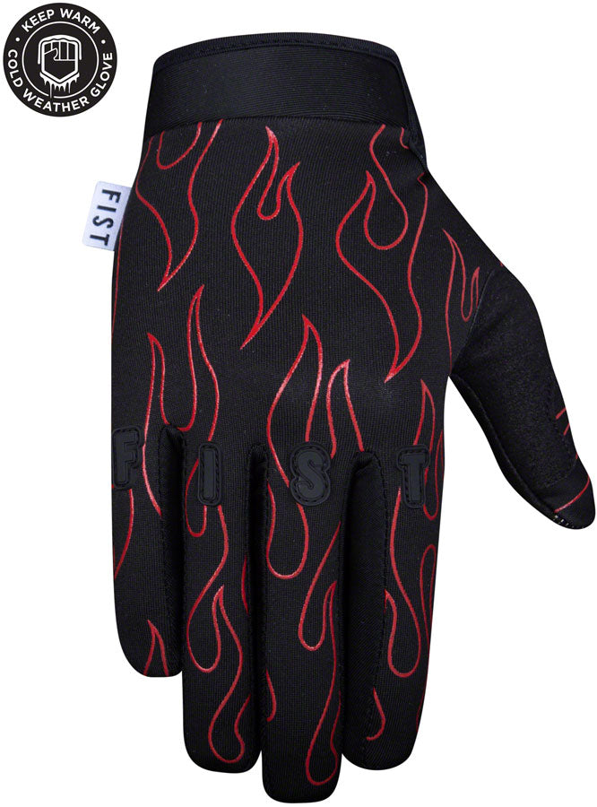 Fist Handwear Frosty Fingers Gloves - Multi-Color, Full Finger, Red Flame, 2X-Small