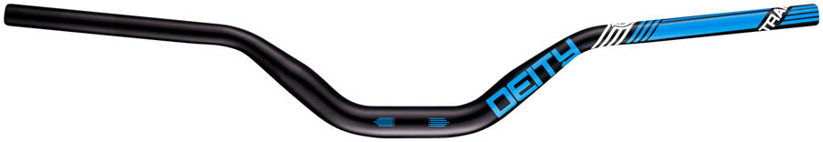 DEITY Highside Riser Handlebar - 80mm Rise, 760mm Width, 31.8mm Clamp, Blue