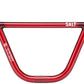 Salt Pro 2-Piece BMX Handlebar - 9.5", Translucent Red