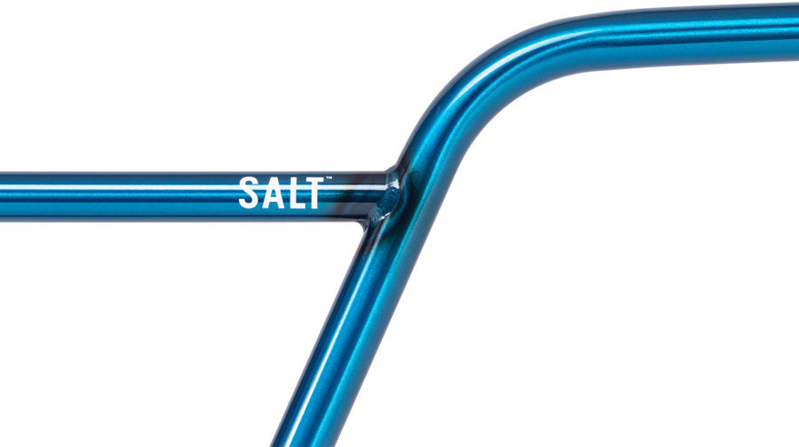 Salt Pro 2-Piece BMX Handlebar - 9", Translucent Blue
