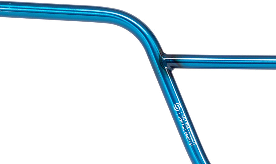 Salt Pro 2Piece BMX Handlebar 9", Translucent Blue Velo Mine
