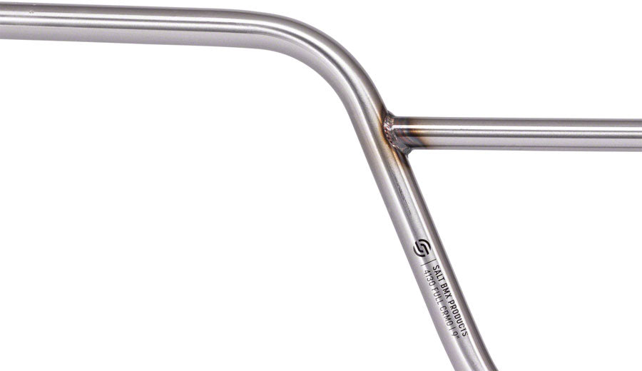 Salt Pro 2-Piece BMX Handlebar - 9", Gloss Raw