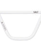 Salt Pro 2-Piece BMX Handlebar - 9.5", White