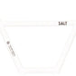 Salt Pro 4-Piece BMX Handlebar - 9", White