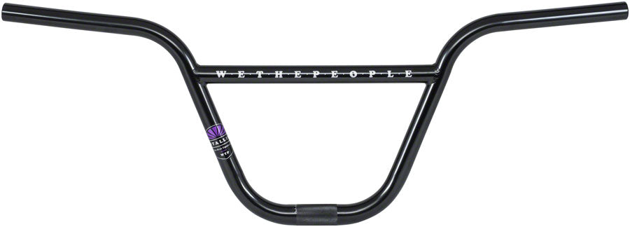 We The People Stallis Dan Kruk Signature BMX Handlebar - 9.25", 25.4mm Clamp, Glossy Black