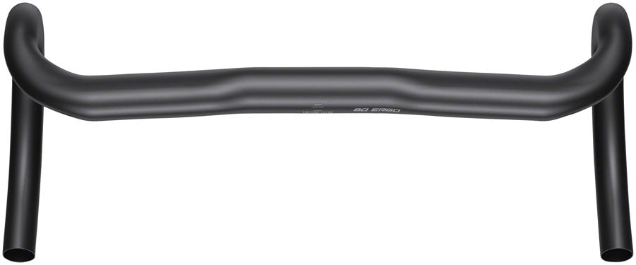 Zipp Service Course 80 Ergo Drop Handlebar - Aluminum, 31.8mm, 38cm, Bead Blast Black, A2