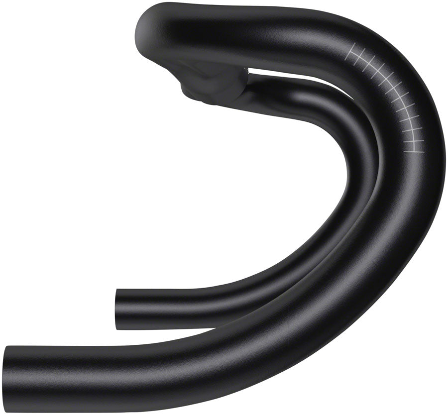 Zipp Service Course 80 Ergo Drop Handlebar - Aluminum, 31.8mm, 38cm, Bead Blast Black, A2