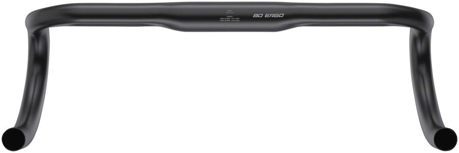 Zipp Service Course 80 Ergo Drop Handlebar - Aluminum, 31.8mm, 38cm, Bead Blast Black, A2