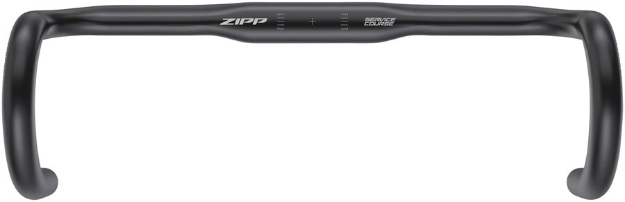 Zipp Service Course 80 Ergo Drop Handlebar - Aluminum, 31.8mm, 38cm, Bead Blast Black, A2