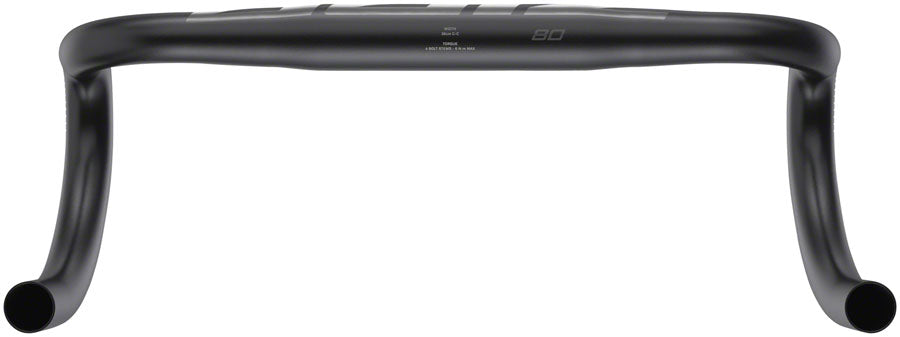 Zipp Service Course SL-80 Drop Handlebar - Aluminum, 31.8mm, 46cm, Matte Black, A2