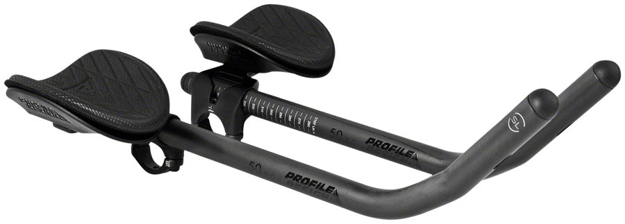 Profile Design Supersonic Ergo+ 50 Slc Aerobar Aero Bars Handlebar, Black