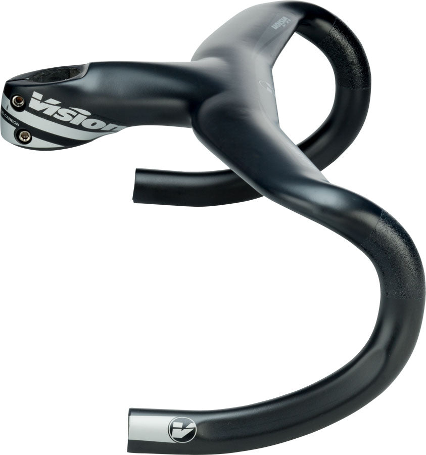 Vision Metron 5D Drop Handlebar - Carbon, Integrated, 42cm, Black, 110mm