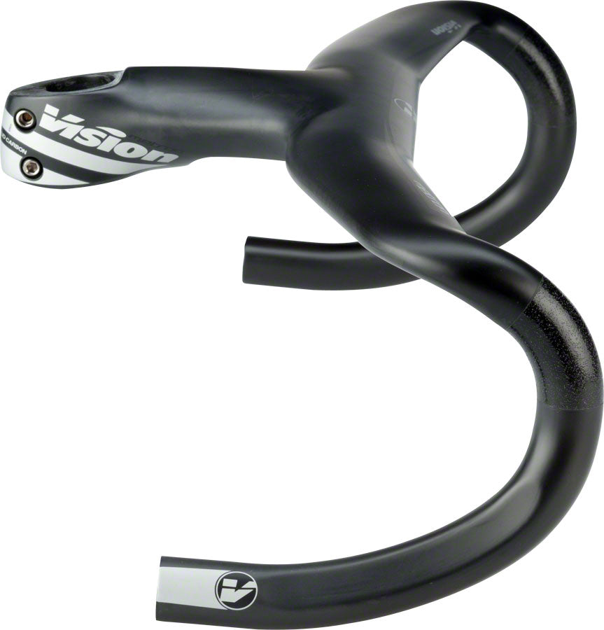 Vision Metron 5D Drop Handlebar - Carbon, Integrated, 44cm, Black