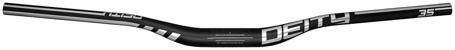 DEITY Speedway 35 Handlebar - Carbon, 30mm Rise, 810mm Width, 35mm Clamp, Chrome