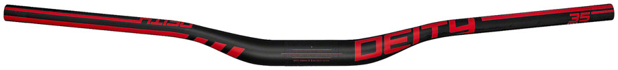DEITY Speedway 35 Handlebar - Carbon, 30mm Rise, 810mm Width, 35mm Clamp, Red