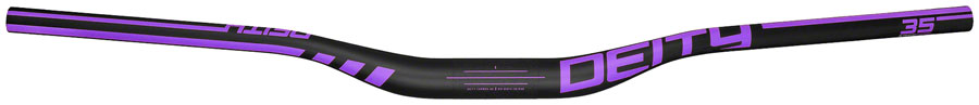 DEITY Speedway 35 Handlebar - Carbon, 30mm Rise, 810mm Width, 35mm Clamp, Purple