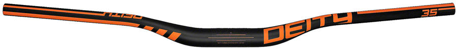 DEITY Speedway 35 Handlebar - Carbon, 30mm Rise, 810mm Width, 35mm Clamp, Orange
